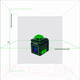Миниатюра изображения товара Лазерный нивелир ADA Instruments Cube 360 Green Professional Edition / A00535