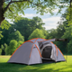 Миниатюра изображения товара Палатка Sundays ZC-TT020-4P (2+2) (темно-серый/желтый)