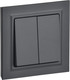 Миниатюра изображения товара Выключатель IEK Brite BR-V20-0-10-K53-F (графит)