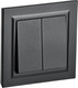 Миниатюра изображения товара Выключатель IEK Brite BR-V20-0-10-K02-F (черный)