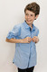 Миниатюра изображения товара Рубашка детская Isee UN-71850B (р-р 38/158-164, голубой)