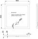 Миниатюра изображения товара Душевой поддон Koba-SPA 80x80