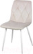 Миниатюра изображения товара Стул СоюзРегионПоставка Регги СРП-066 (9003 белый матовый/велюр Velluto 02 бежевый)