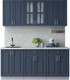 Миниатюра изображения товара Кухонный гарнитур Интерлиния Мила Шато 1.8А (индиго/индиго/опал светлый)