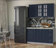Миниатюра изображения товара Кухонный гарнитур Interline Мила Деко 1.4Б (индиго/индиго/опал светлый)