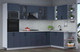 Миниатюра изображения товара Кухонный гарнитур Интерлиния Тренд 1.88x3.0 ВТ правая (индиго/индиго/опал светлый)