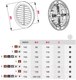 Миниатюра изображения товара Решетка вентиляционная Awenta Classic T23GR (графитовый)