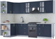 Миниатюра изображения товара Кухонный гарнитур Интерлиния Мила Шато 1.5x2.9 левая (индиго/индиго/опал светлый)