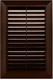Миниатюра изображения товара Решетка вентиляционная Awenta Classic T26BR (коричневый)