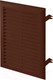Миниатюра изображения товара Решетка вентиляционная Awenta Express T103BR (коричневый)