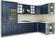 Миниатюра изображения товара Кухонный гарнитур Интерлиния Мила Шато 1.68x3.2 ВТ правая (индиго/индиго/опал светлый)