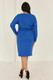 Миниатюра изображения товара Платье Romgil РТ0007-ПЭ5 (р.170-100-108, васильковый)