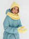 Миниатюра изображения товара Пальто детское Amarobaby Pretty / AB-OD23-PRETTY29/19-146 (голубой, р.146-152)