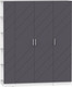 Миниатюра изображения товара Шкаф Интермебель Марсель-23 / МР 01-23-MN (графит софт)