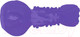Миниатюра изображения товара Игрушка для собак Mr. Kranch Гантель с пищалкой / MKR000529 (с ароматом сливок, фиолетовый)