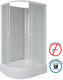 Миниатюра изображения товара Душевая кабина Niagara Promo P100/70/26R/MT/BK 100x70x195