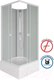 Миниатюра изображения товара Душевая кабина Niagara Promo P80/26Q/MT/BK 80x80x195