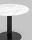 Миниатюра изображения товара Обеденный стол Stool Group Stem D90 (мраморный/черный)