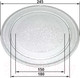 Миниатюра изображения товара Тарелка для микроволновой печи Dr.Electro SLY-ZP245 (LG, 245мм, без посад.)