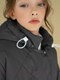 Миниатюра изображения товара Пальто детское Amarobaby Pretty / AB-OD23-PRETTY29/10-146 (графит, р.146-152)