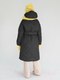 Миниатюра изображения товара Пальто детское Amarobaby Pretty / AB-OD23-PRETTY29/10-146 (графит, р.146-152)