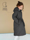 Миниатюра изображения товара Пальто детское Amarobaby Pretty / AB-OD23-PRETTY29/10-146 (графит, р.146-152)