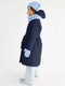 Миниатюра изображения товара Пальто детское Amarobaby Pretty / AB-OD23-PRETTY29/20-128 (синий, р.128-134)