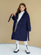 Миниатюра изображения товара Пальто детское Amarobaby Pretty / AB-OD23-PRETTY29/20-128 (синий, р.128-134)