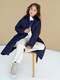 Миниатюра изображения товара Пальто детское Amarobaby Pretty / AB-OD23-PRETTY29/20-128 (синий, р.128-134)
