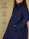 Миниатюра изображения товара Пальто детское Amarobaby Pretty / AB-OD23-PRETTY29/20-146 (синий, р.146-152)