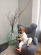 Миниатюра изображения товара Набор комбинезонов для малышей MOWbaby Birds / 1282 (Milk, р.68)