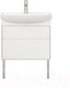 Миниатюра изображения товара Тумба под умывальник Belux Клермонт Н60-02 (1, белый глянцевый)