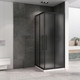 Миниатюра изображения товара Душевой уголок Abber Schwarzer Diamant AG02100BMH