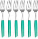 Миниатюра изображения товара Набор десертных вилок Victorinox Swiss Modern / 6.9036.0641.6 (6шт, мятно-зеленый)