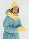 Миниатюра изображения товара Пальто детское Amarobaby Pretty / AB-OD23-PRETTY29/19-128 (голубой, р.128-134)