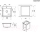 Миниатюра изображения товара Мойка кухонная GRANULA ES-4701 (шварц)