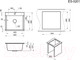 Миниатюра изображения товара Мойка кухонная GRANULA ES-5201 (арктик)