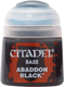 Миниатюра изображения товара Краска для моделей Citadel Base. Abaddon Black / 21-25 (12мл)