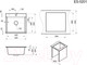 Миниатюра изображения товара Мойка кухонная GRANULA ES-5201 (базальт)