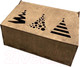 Миниатюра изображения товара Коробка подарочная ОМурМебель Три елки