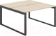 Миниатюра изображения товара Комплект письменных столов Norden 160x143.8x75 / AG.136.AR.V.72.AN (антрацит/акация равелло)