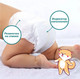 Миниатюра изображения товара Подгузники детские Tanoshi Baby Diapers M 5-9кг (186шт)