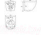 Миниатюра изображения товара Унитаз подвесной с инсталляцией Abber Bequem AC1100MB-AC0105-AC0121MB (с кнопкой смыва)
