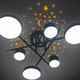 Миниатюра изображения товара Потолочный светильник Mirastyle Диод MH-3231/6 BK+FGD