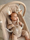 Миниатюра изображения товара Детский шезлонг Amarobaby Happy Swing / AB23-22HAPPY/03 (бежевый)