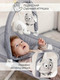 Миниатюра изображения товара Детский шезлонг Amarobaby Happy Swing / AB23-22HAPPY/11 (серый)