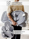 Миниатюра изображения товара Детский шезлонг Amarobaby Happy Swing / AB23-22HAPPY/11 (серый)