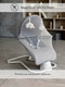 Миниатюра изображения товара Детский шезлонг Amarobaby Happy Swing / AB23-22HAPPY/11 (серый)