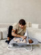 Миниатюра изображения товара Детский шезлонг Amarobaby Happy Swing / AB23-22HAPPY/11 (серый)