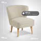 Миниатюра изображения товара Кресло мягкое Mio Tesoro Унельма (Twist 01 Ceam)